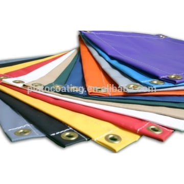 Fireproof PVC Tarp with eyelets